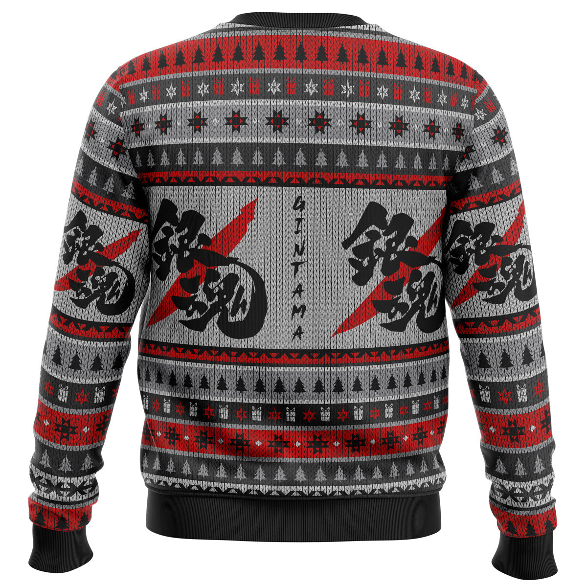 Gintama Shinsuke and Gintoki Ugly Christmas Sweater - WeCustomit