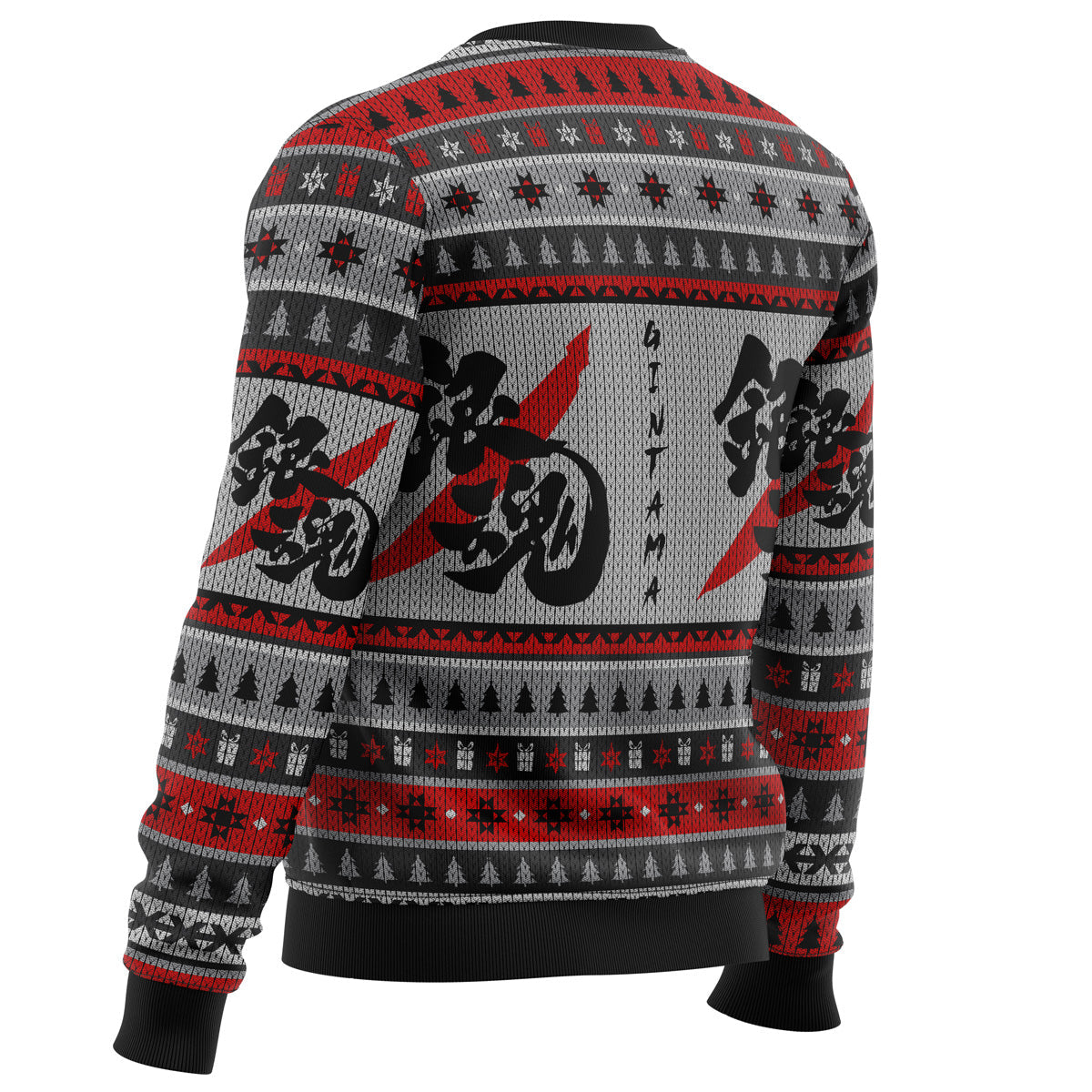 Gintama Shinsuke and Gintoki Ugly Christmas Sweater - WeCustomit
