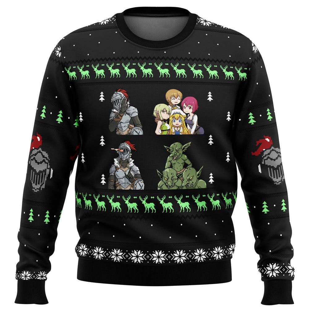 Goblin Slayer Sprites Ugly Christmas Sweater - WeCustomit