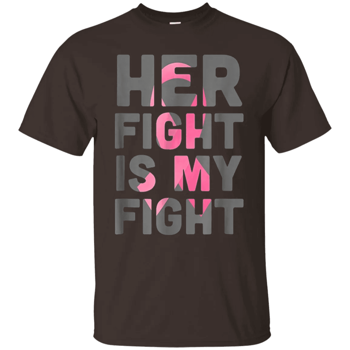 Her Fight is My Fight Breast Cancer Shirt - WeCustomit