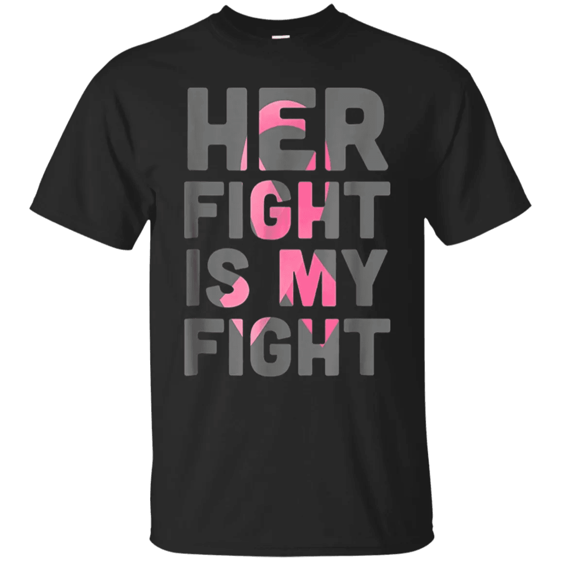 Her Fight is My Fight Breast Cancer Shirt - WeCustomit