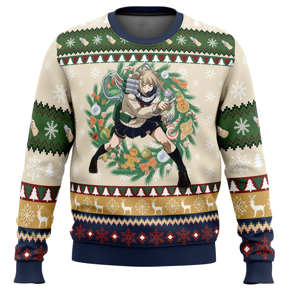 Himiko Toga Christmas My Hero Academia Ugly Christmas Sweater - WeCustomit