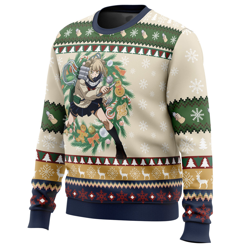 Himiko Toga Christmas My Hero Academia Ugly Christmas Sweater - WeCustomit
