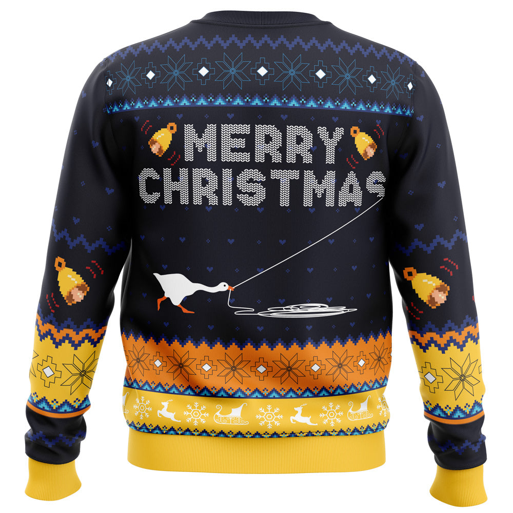 Honked Christmas Untitled Goose Game Ugly Christmas Sweater - WeCustomit