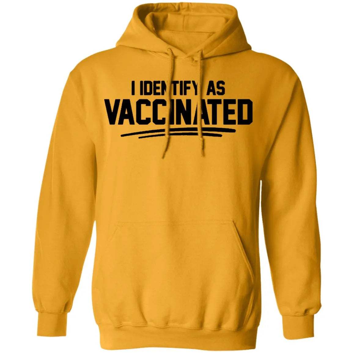 I Identify As Vaccinated Hoodie Light - WeCustomit