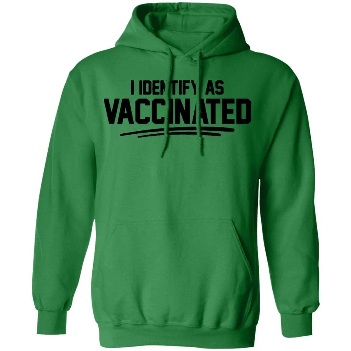 I Identify As Vaccinated Hoodie Light - WeCustomit