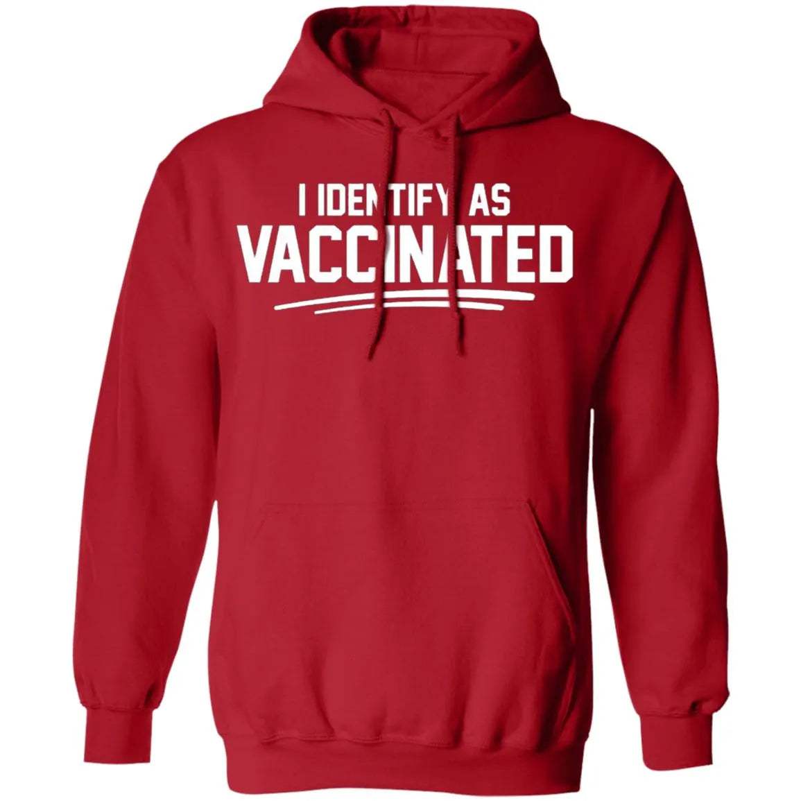 I Identify As Vaccinated Hoodie - WeCustomit