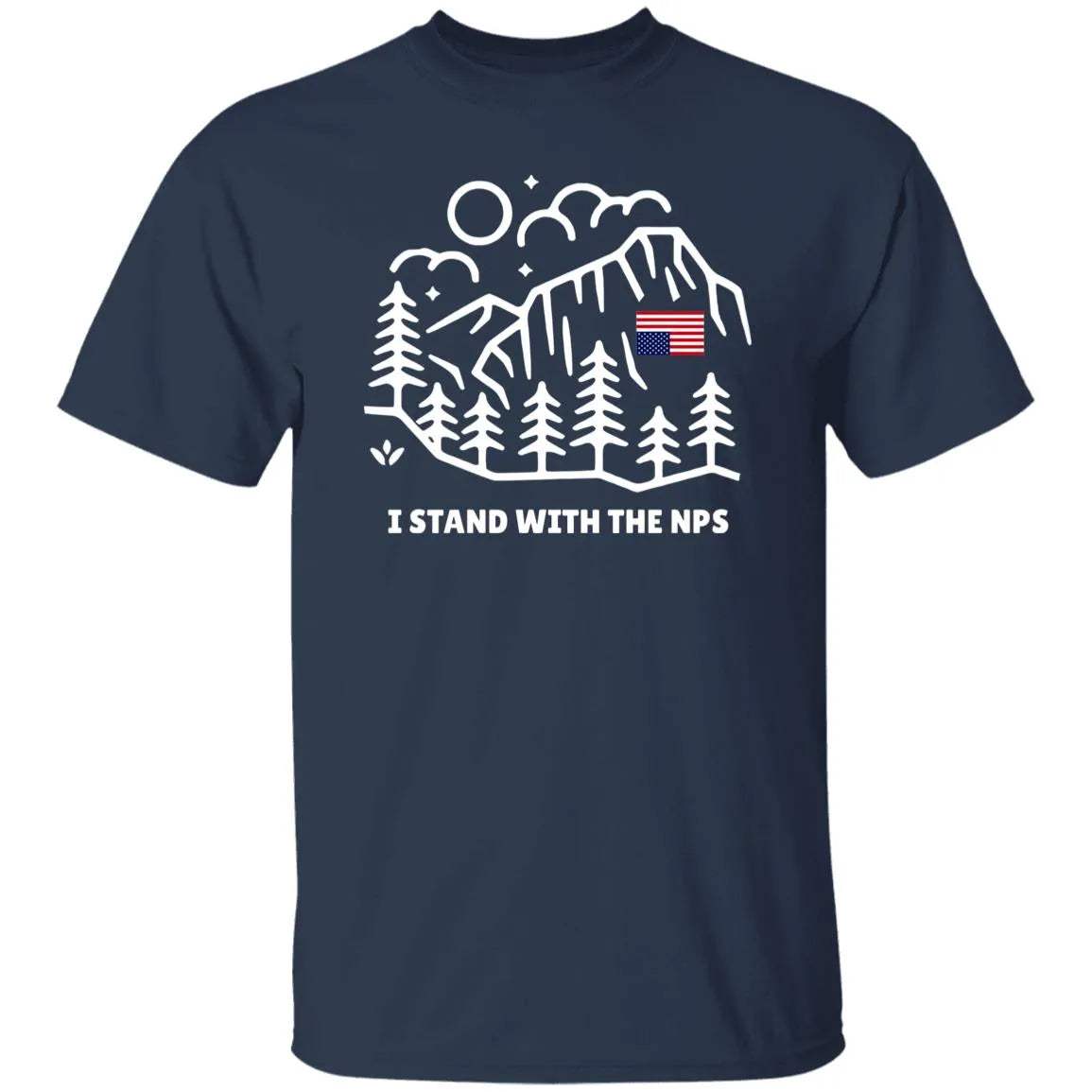 I Stand With The NPS National Park Support Shirt - WeCustomit