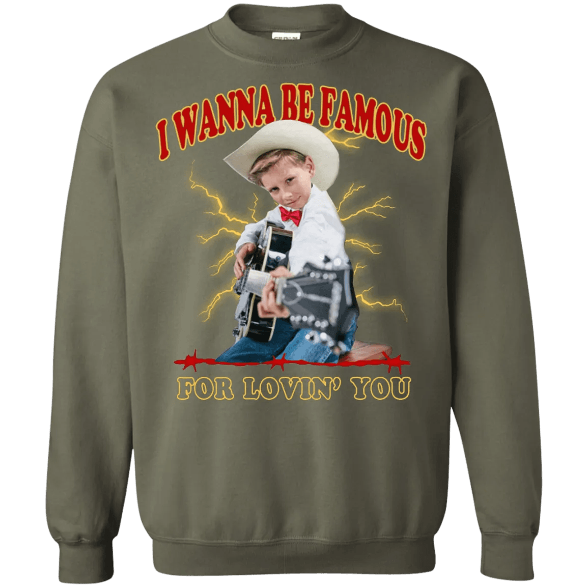 I Wanna Be Famous For Lovin You Mason Ramsey Sweater - WeCustomit