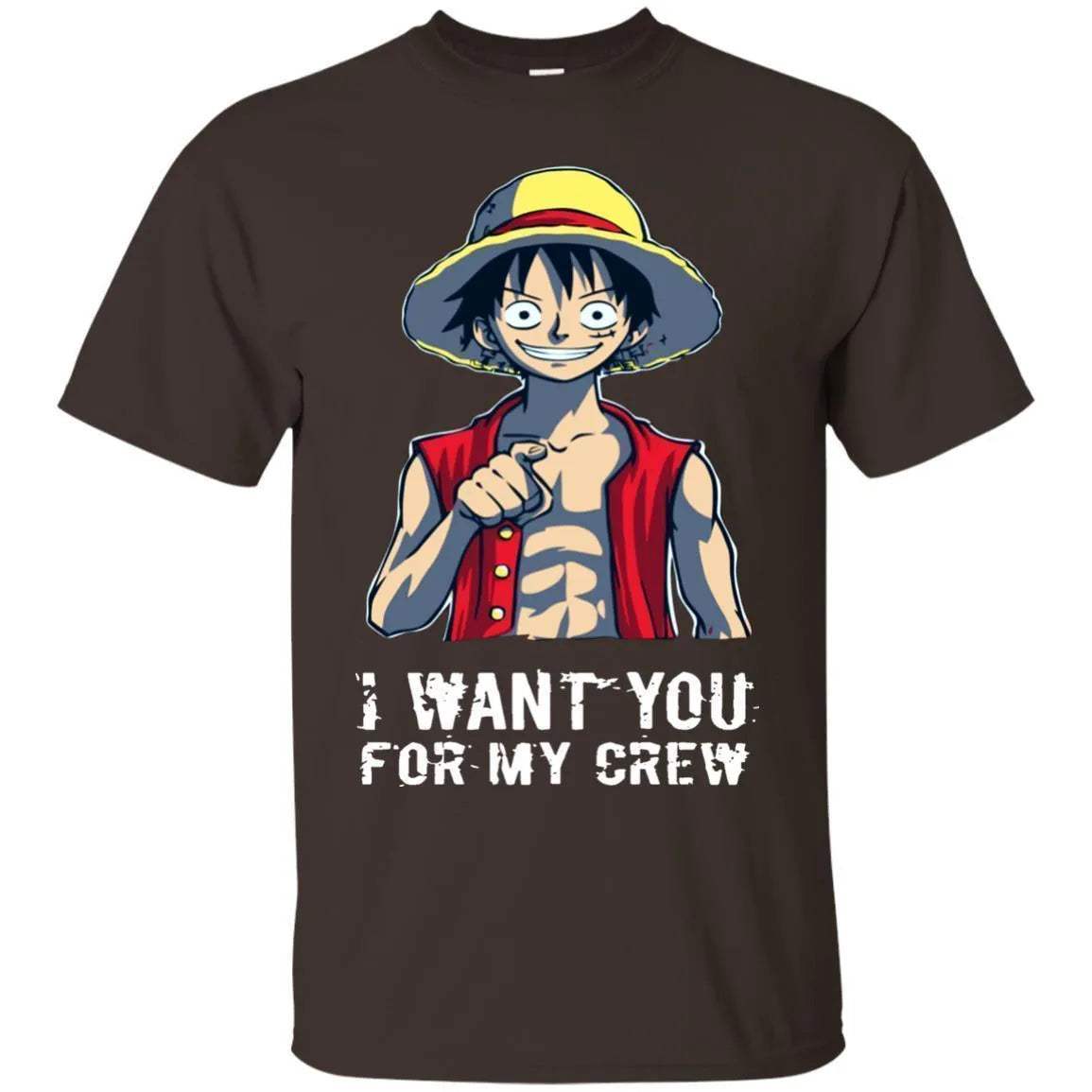 I Want You For My Crew One Piece Luffy Shirt - WeCustomit