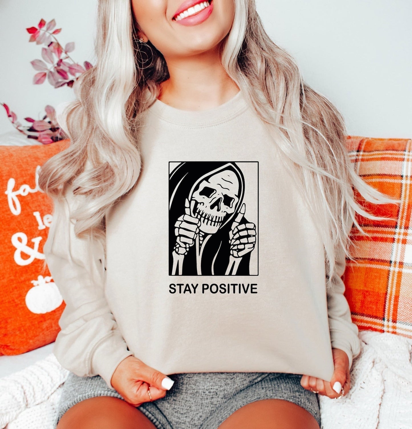 Halloween Shirt, Scary Ghostface Tee, Pumpkin Sweater, Women Fall T-Shirt, Funny Halloween Gift 2D Crewneck Sweatshirt All Over Print Sweatshirt For Women Sweatshirt For Men - WeCustomit