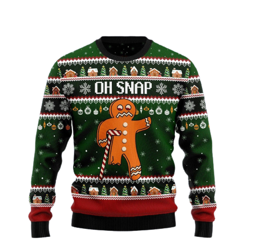Oh Snap Ugly Christmas Sweater For Men & Women Christmas Gift Sweater US1192 - WeCustomit