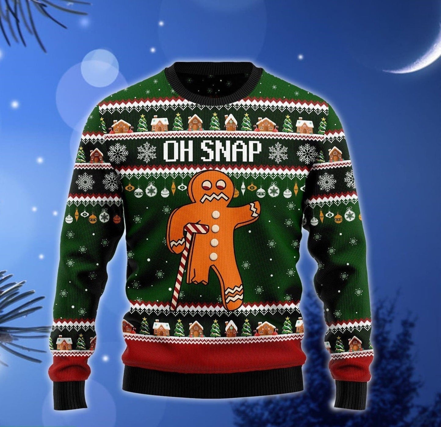 Oh Snap Ugly Christmas Sweater For Men & Women Christmas Gift Sweater US1192 - WeCustomit