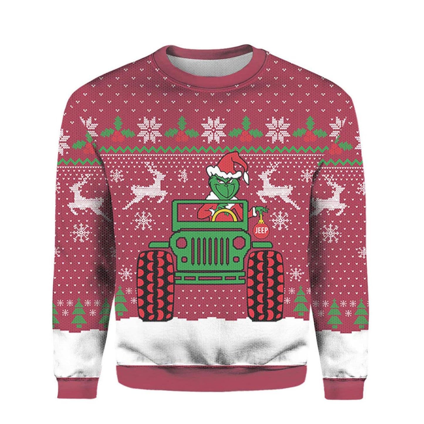 The Grinch Christmas Ugly Christmas Sweater For Men & Women Christmas Gift Thanksgiving Sweater US4397 - WeCustomit