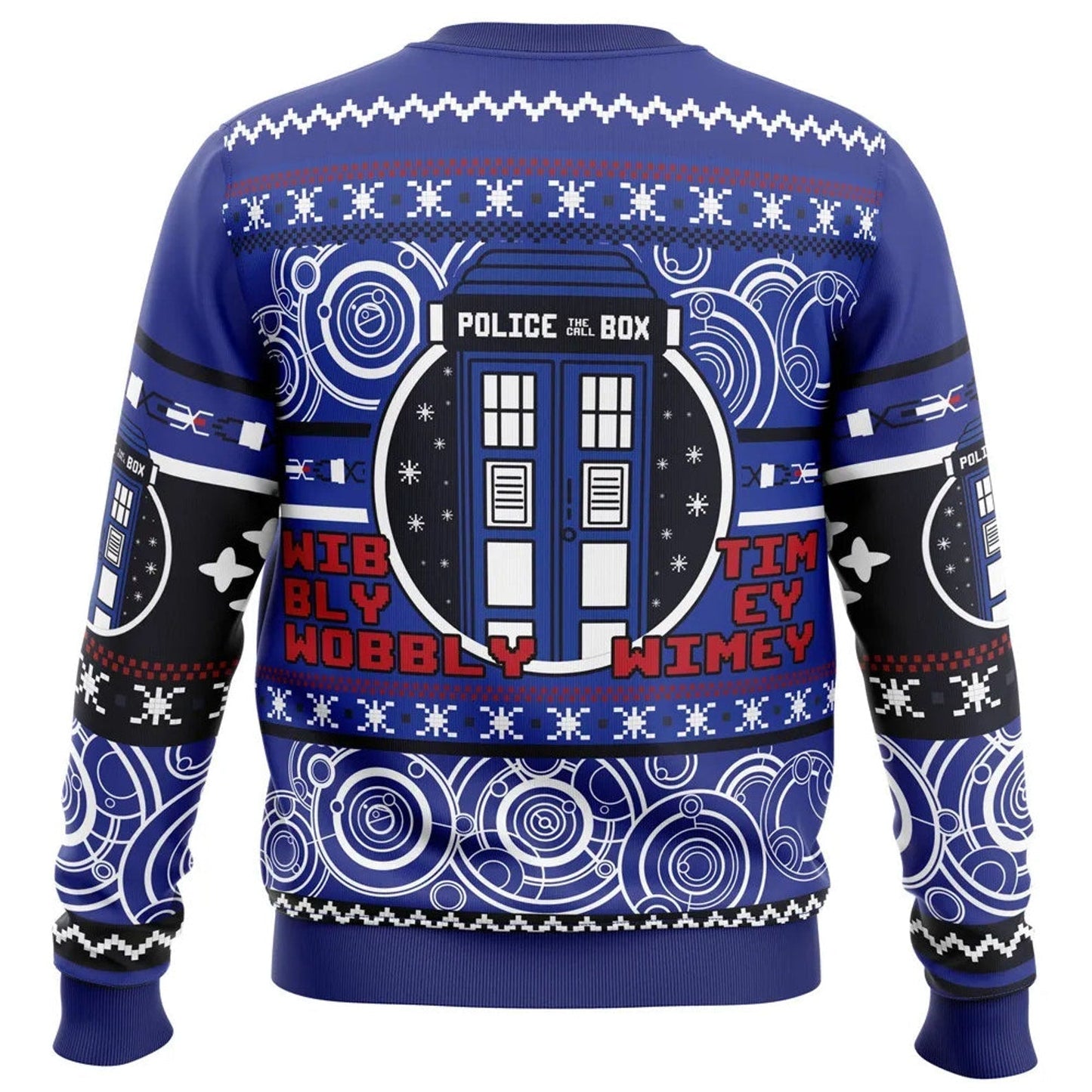 WHO'S Outside Doctor Who Ugly Christmas Sweater For Men & Women Christmas Gift Thanksgiving Sweater US4391 - WeCustomit