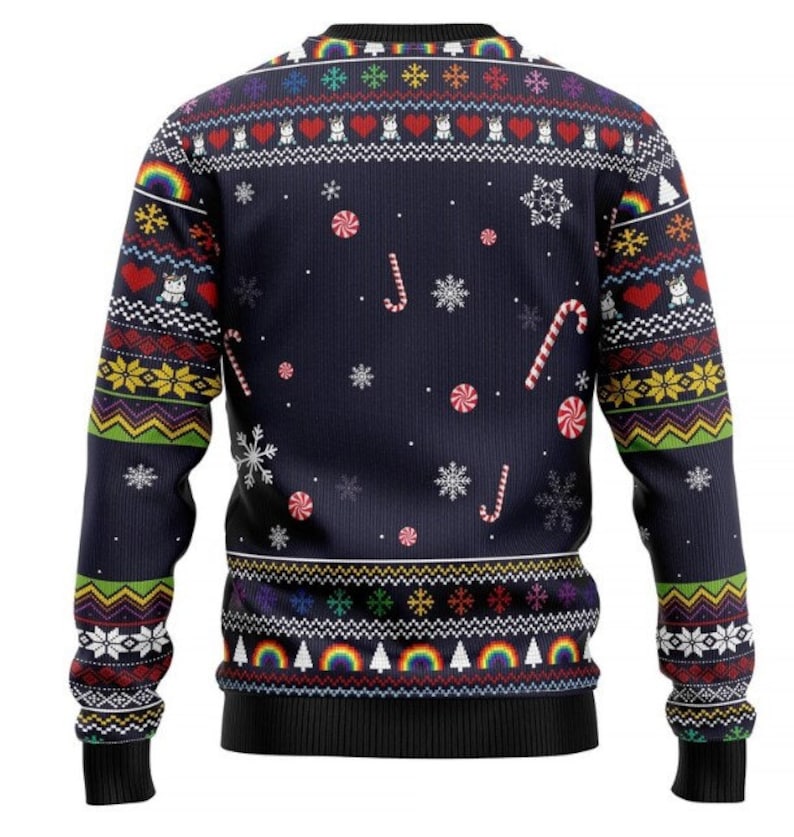 Unicorn Dab Ugly Christmas Sweater For Men & Women Christmas Gift Sweater US2632 - WeCustomit