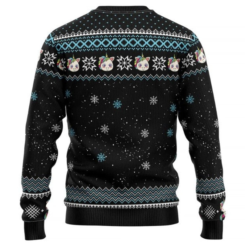 Unicorn Pew Pew Ugly Christmas Sweater For Men & Women Christmas Gift Sweater US2633 - WeCustomit