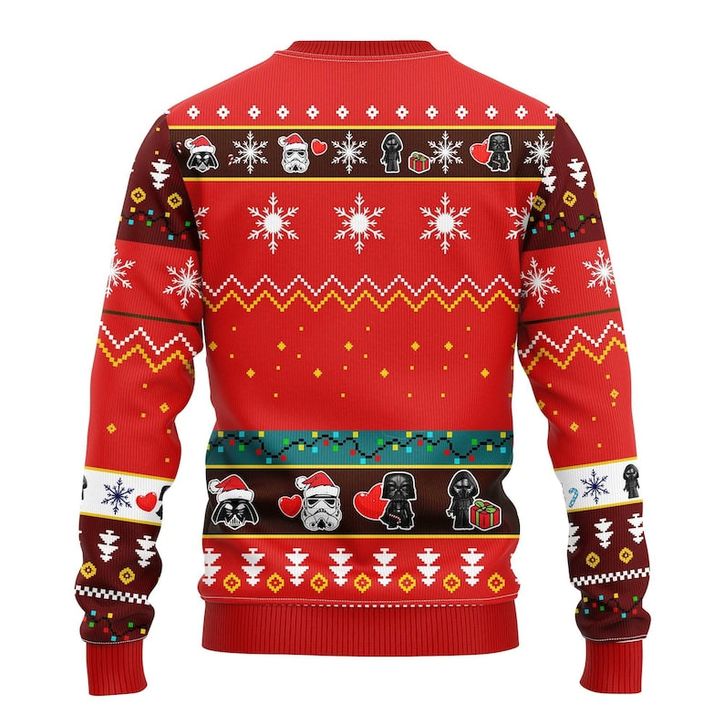 Da.rth Va.der And Friends Ugly Christmas Sweater For Men & Women Christmas Gift Sweater US3890 - WeCustomit