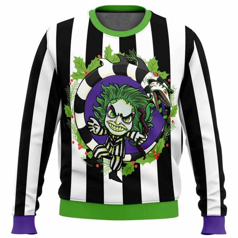 Horror Halloween Ugly Christmas Sweater For Men & Women Christmas Gift Sweater US3914 - WeCustomit