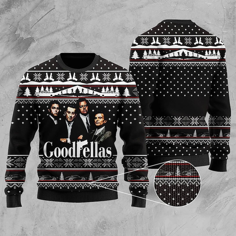 Goodfellas Ugly Christmas Sweater For Men & Women Christmas Gift Sweater CEE020 - WeCustomit