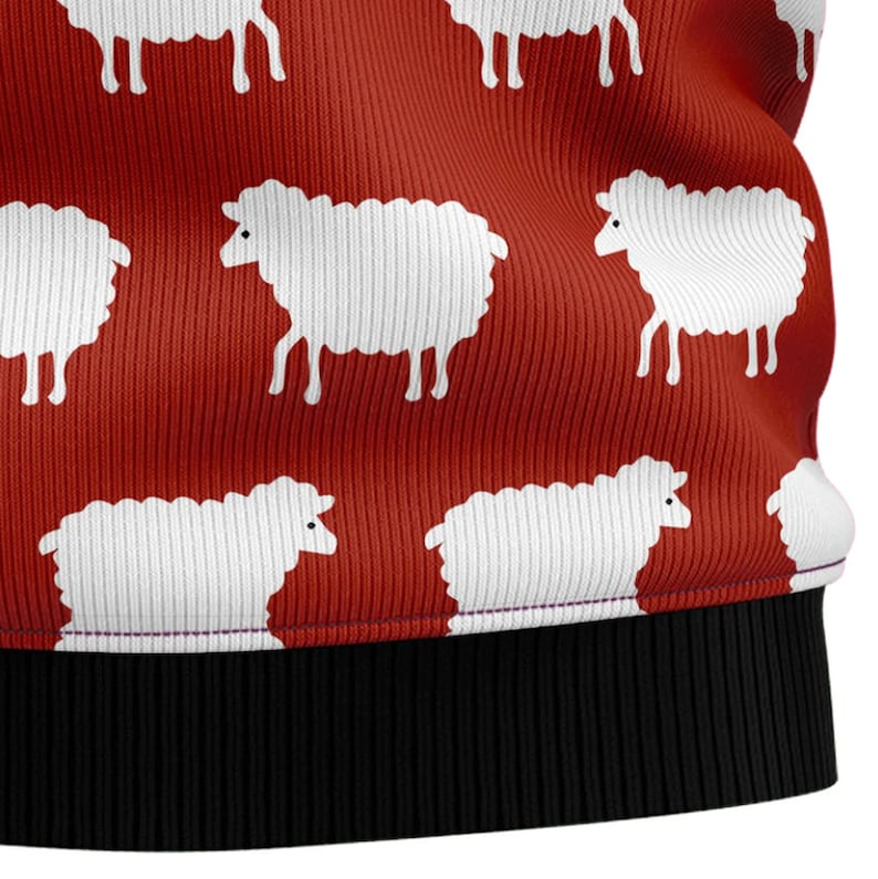 Sheep Black And White Ugly Christmas Sweater For Men & Women Christmas Gift Sweater US2983 - WeCustomit