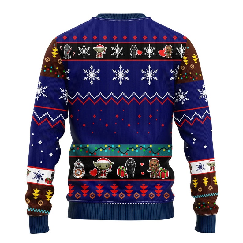 Team Star.wars Galaxy Christmas Party Navy Ugly Christmas Sweater For Men & Women Christmas Gift Sweater US3892 - WeCustomit