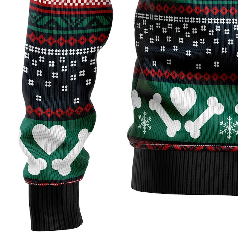 Funny Dog Face Christmas Ugly Christmas Sweater For Men & Women Christmas Gift Sweater US2441 - WeCustomit