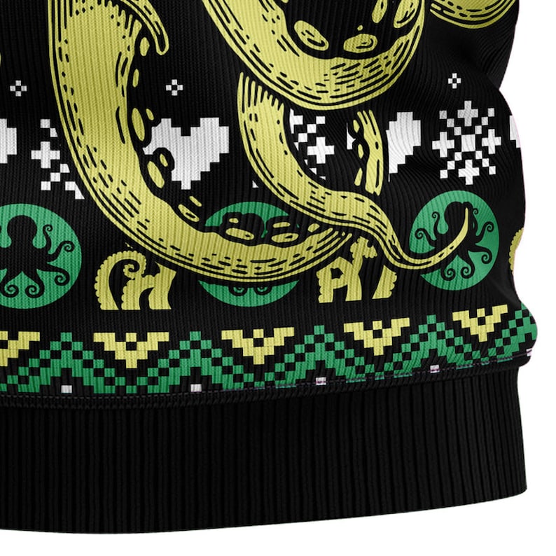 Octopus Cool Ugly Christmas Sweater For Men & Women Christmas Gift Sweater US2433 - WeCustomit