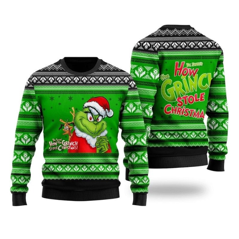 The Funny Character Ugly Christmas Sweater For Men & Women Christmas Gift Sweater BH678 - WeCustomit
