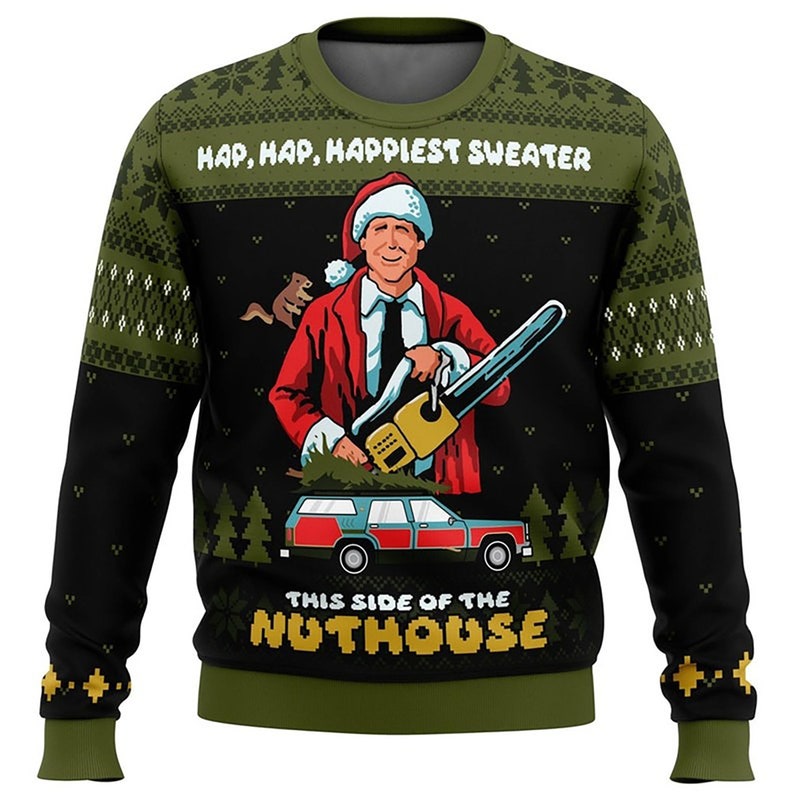 National Lampoon's Ugly Christmas Sweater For Men & Women Christmas Gift Sweater US4432 - WeCustomit