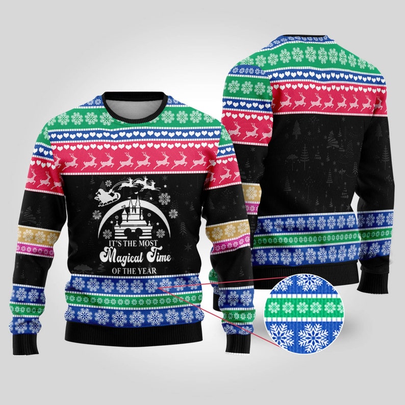 Its The Most Magic Time of the Year Ugly Christmas Sweater For Men & Women Christmas Gift Sweater US3849 - WeCustomit
