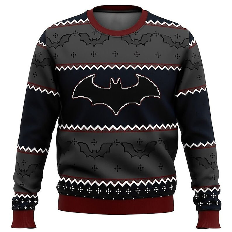 Batman Dark Ugly Christmas Sweater For Men & Women Christmas Gift Sweater US4426 - WeCustomit