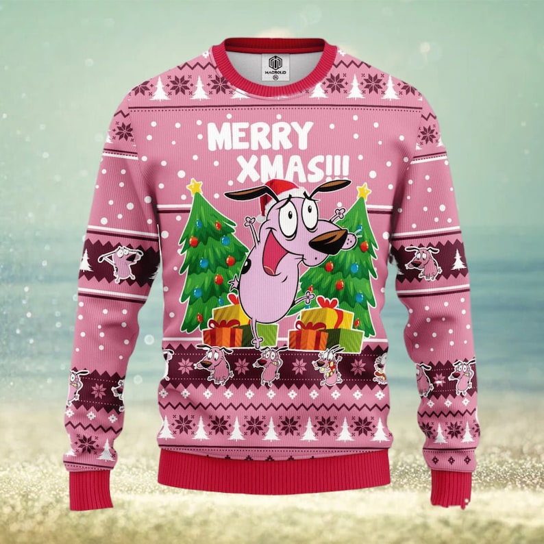 C0uage The C0wardly Ugly Christmas Sweater For Men & Women Christmas Gift Sweater US3772 - WeCustomit