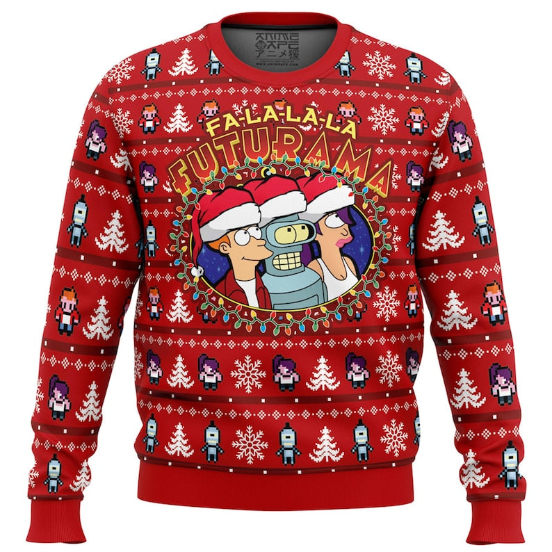 Futurama Bender Ugly Christmas Sweater For Men & Women Christmas Gift Sweater US4510 - WeCustomit