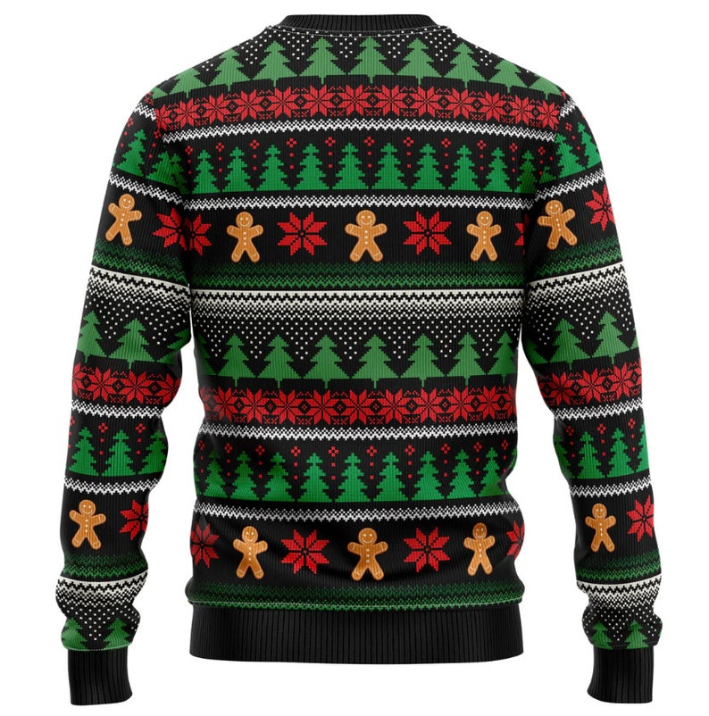Funny Gingerbread Man Ugly Christmas Sweater For Men & Women Christmas Gift Sweater US2687 - WeCustomit