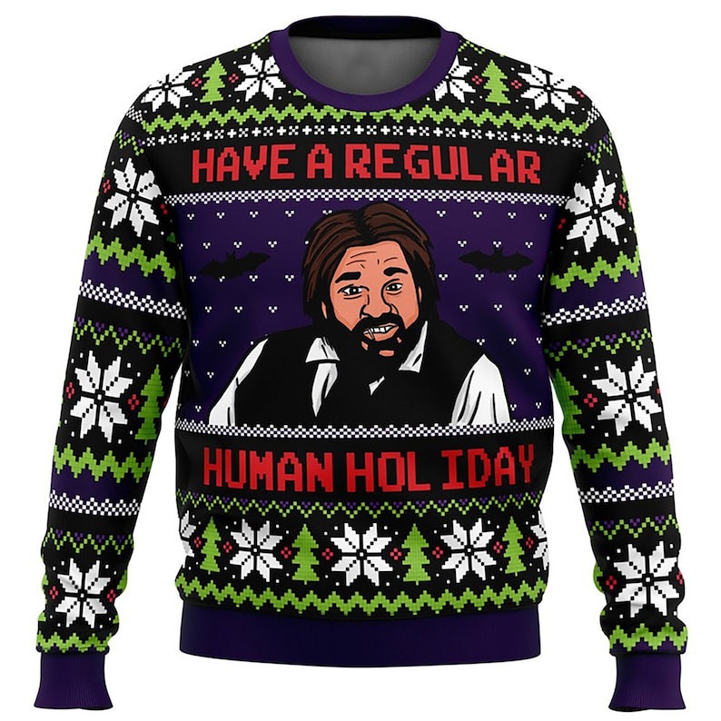 Have A Regular Human Holiday Ugly Christmas Sweater For Men & Women Christmas Gift Sweater US4429 - WeCustomit