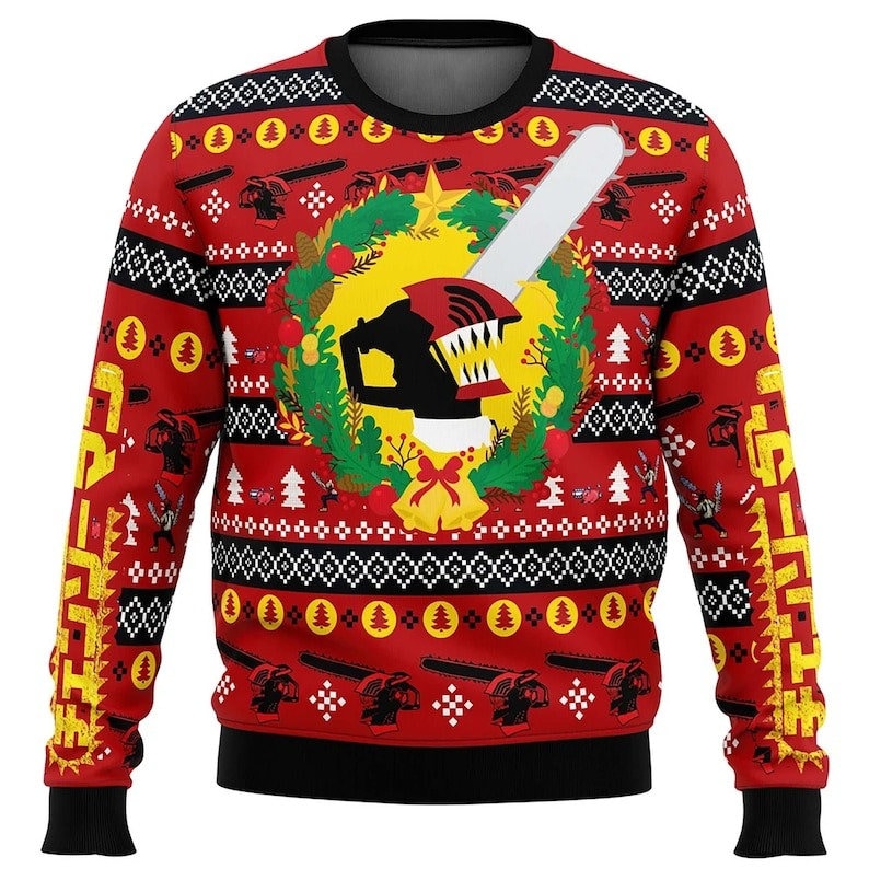 Dream Chainsaw Ugly Christmas Sweater For Men & Women Christmas Gift Sweater US4417 - WeCustomit