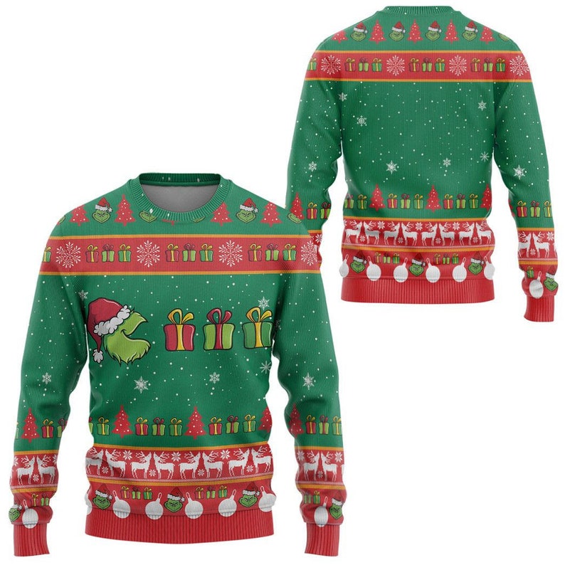 Gr!nch Man Lover Ugly Christmas Sweater For Men & Women Christmas Gift Sweater US3945 - WeCustomit