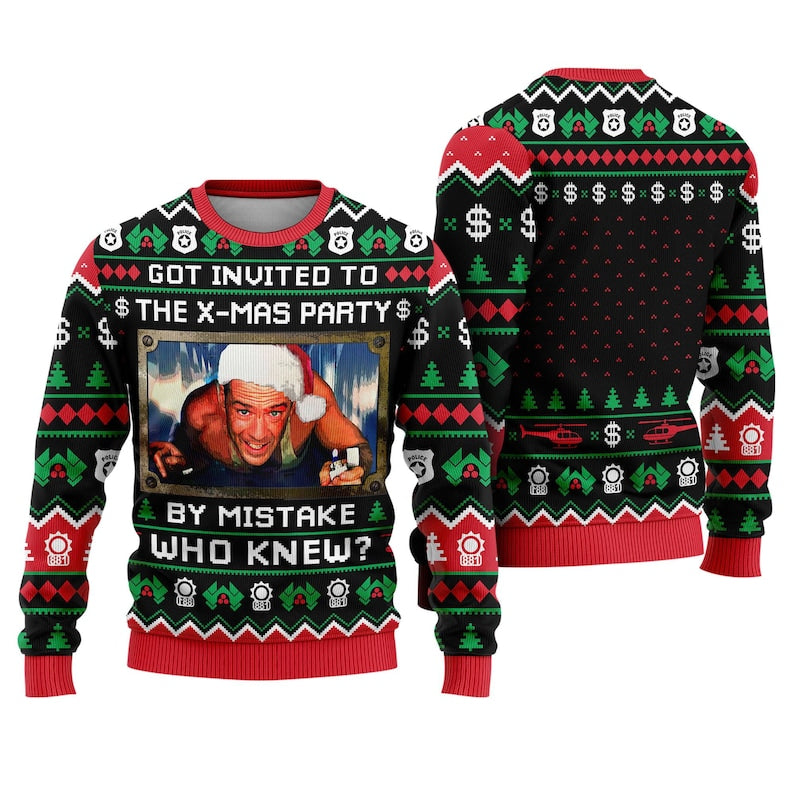 Nakatomi Xmas Party 1988 Ugly Christmas Sweater For Men & Women Christmas Gift Sweater US3840 - WeCustomit