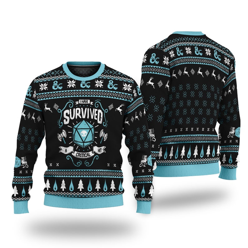 Dungeons & Dragons Ugly Christmas Sweater For Men & Women Christmas Gift Thanksgiving Sweater US4284 - WeCustomit