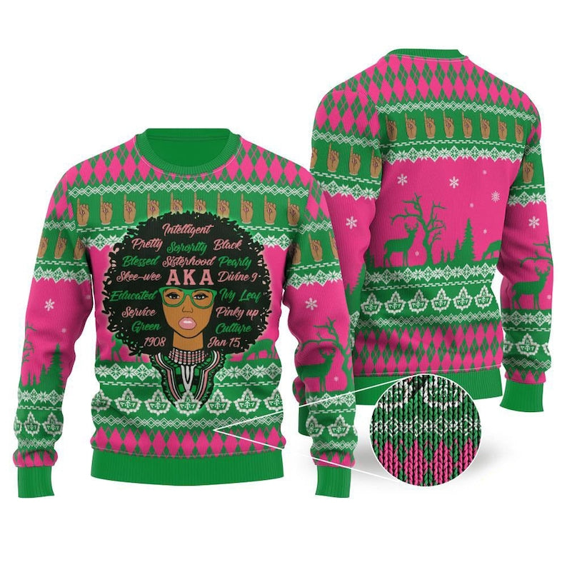 Hippie Aka Ugly Christmas Sweater For Men & Women Christmas Gift Sweater US4526 - WeCustomit