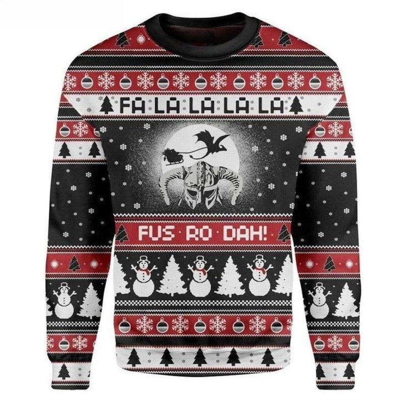 Viking Game Ugly Christmas Sweater For Men & Women Christmas Gift Sweater US3777 - WeCustomit