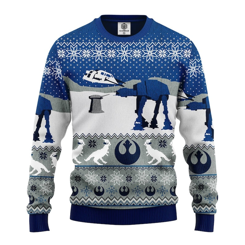 Galaxy's Edge Christmas Ugly Christmas Sweater For Men & Women Christmas Gift Thanksgiving Sweater US4275 - WeCustomit
