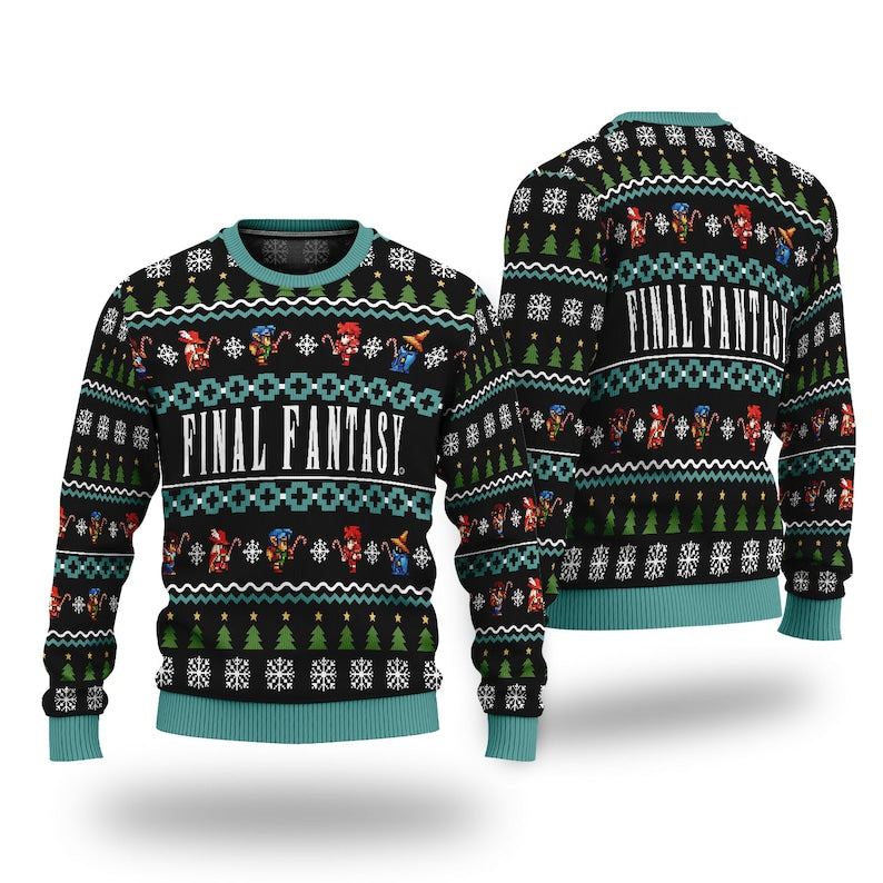 Final Fantasy Ugly Christmas Sweater For Men & Women Christmas Gift Sweater US4442 - WeCustomit