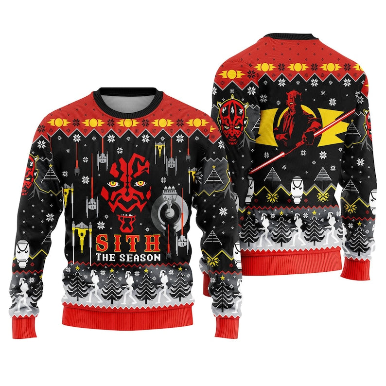 Sith The Season Ugly Christmas Sweater For Men & Women Christmas Gift Sweater US4482 - WeCustomit