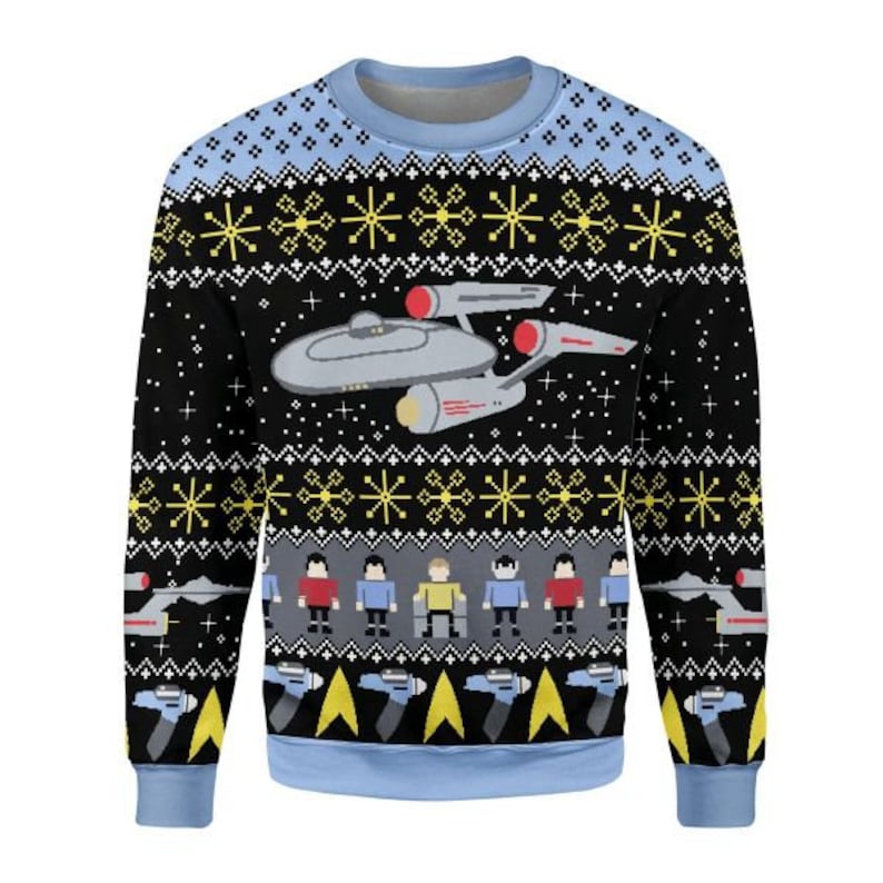 Star Tre.k Ugly Christmas Sweater For Men & Women Christmas Gift Sweater US4522 - WeCustomit