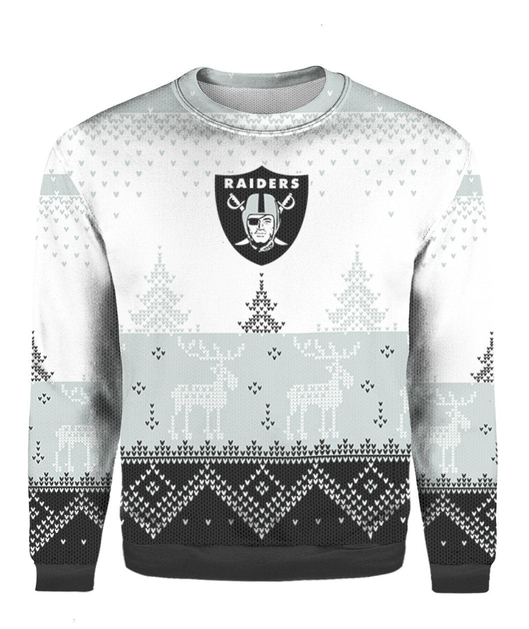 Raiders Christmas Ugly Christmas Sweater For Men & Women Christmas Gift Sweater PT1519 - WeCustomit