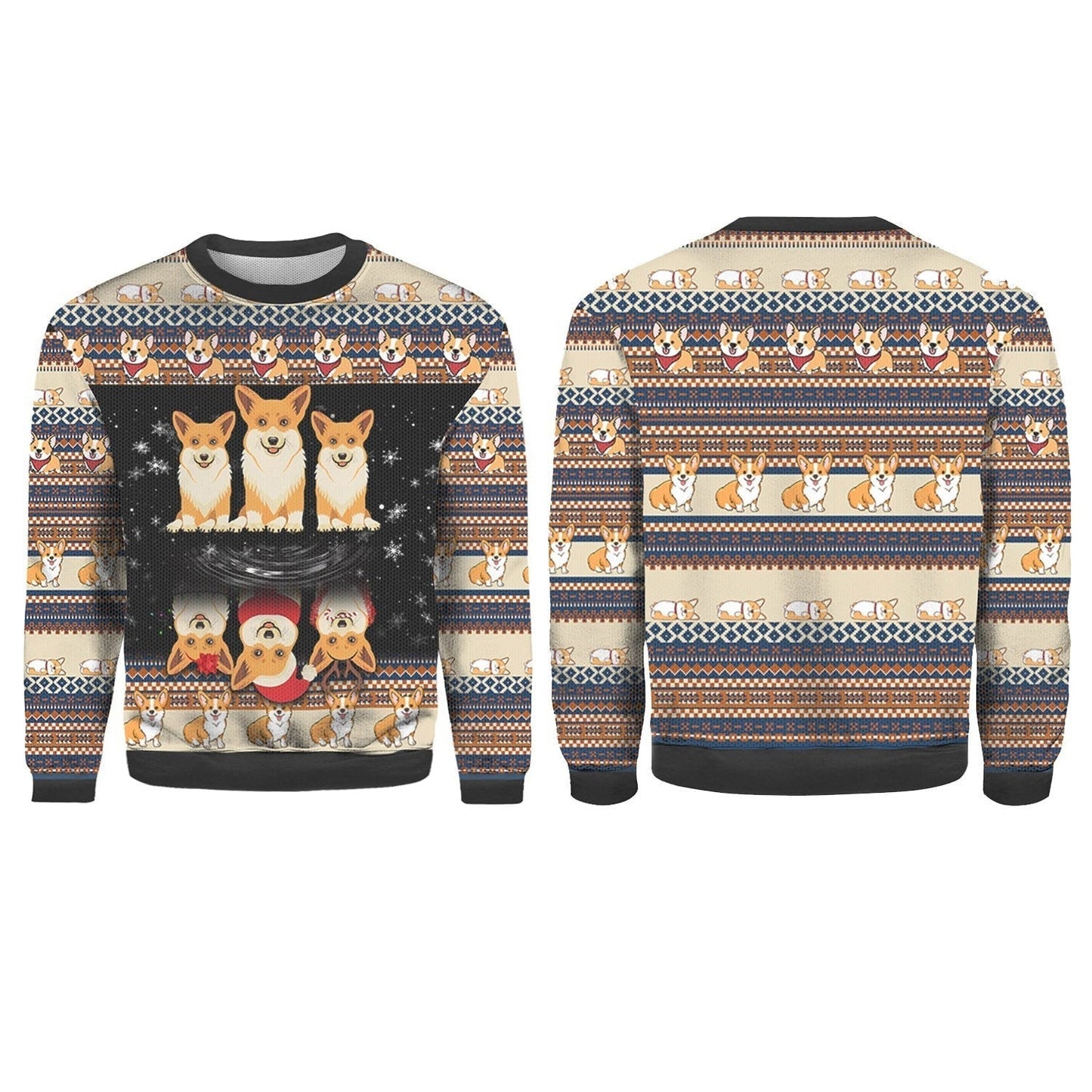 Funny Dog Ugly Christmas Sweater For Men & Women Christmas Gift Sweater PT1518 - WeCustomit