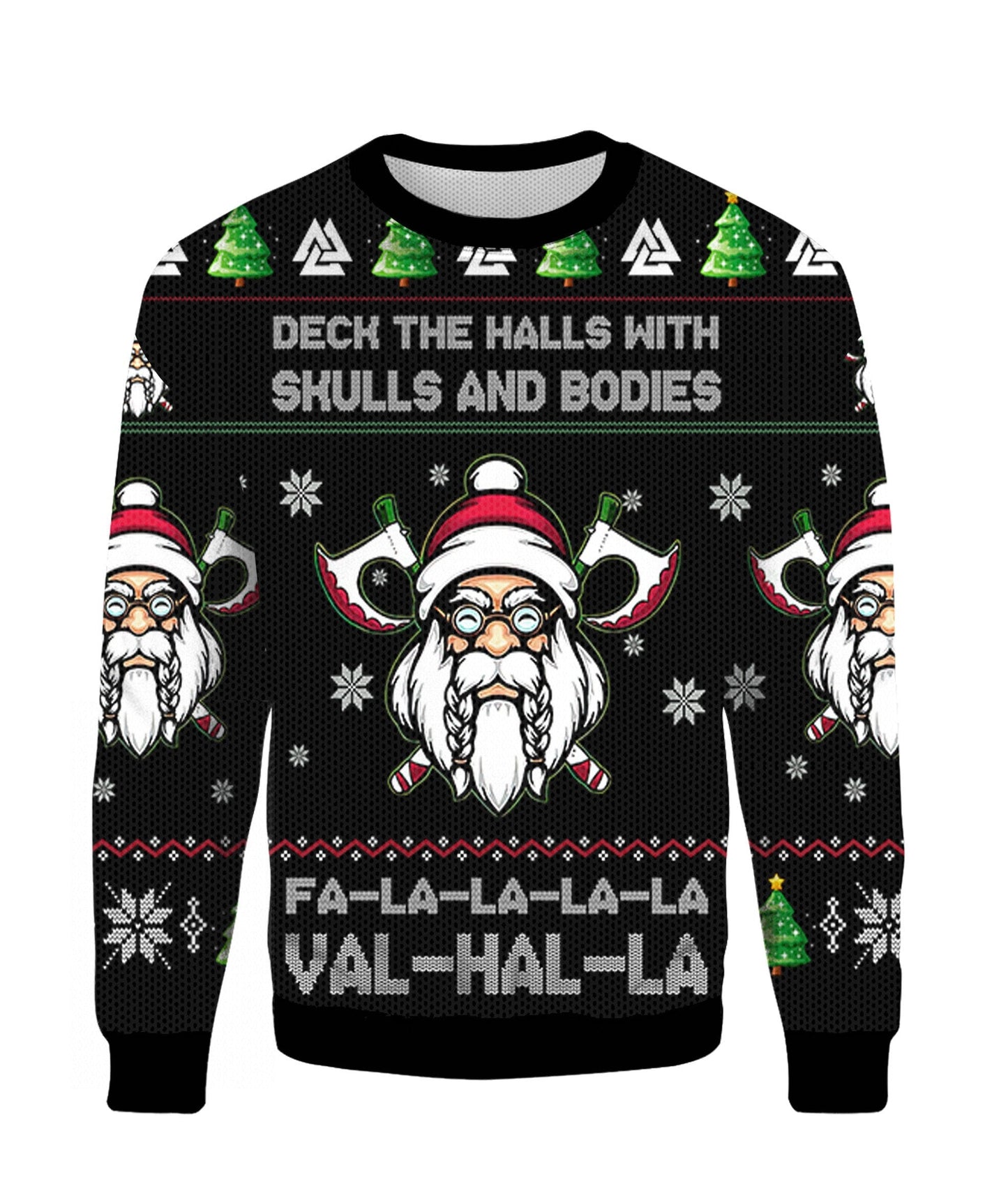 Viking Ugly Christmas Sweater For Men & Women Christmas Gift Sweater PT1516 - WeCustomit
