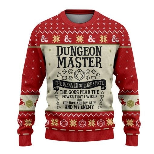 Dnd Classes Ugly Christmas Sweater For Men & Women Christmas Gift Sweater BH642 - WeCustomit